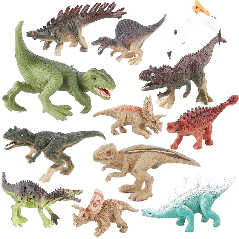 Paquete De 12 Figuras Dinosaurios Realistas